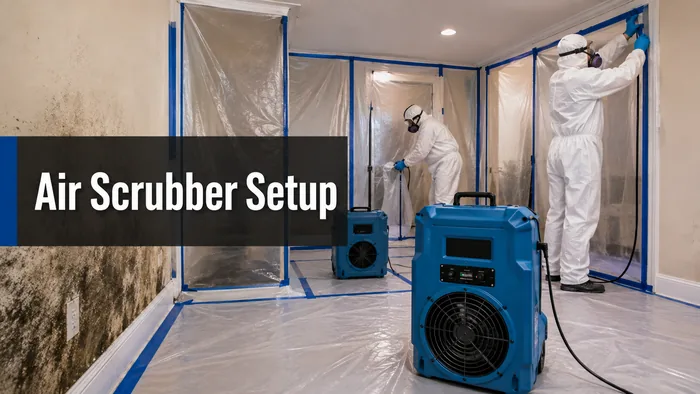 Professional mold remediation work in a home, representative of projects in Miami, FL